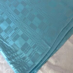 Blue Checkered Fabric